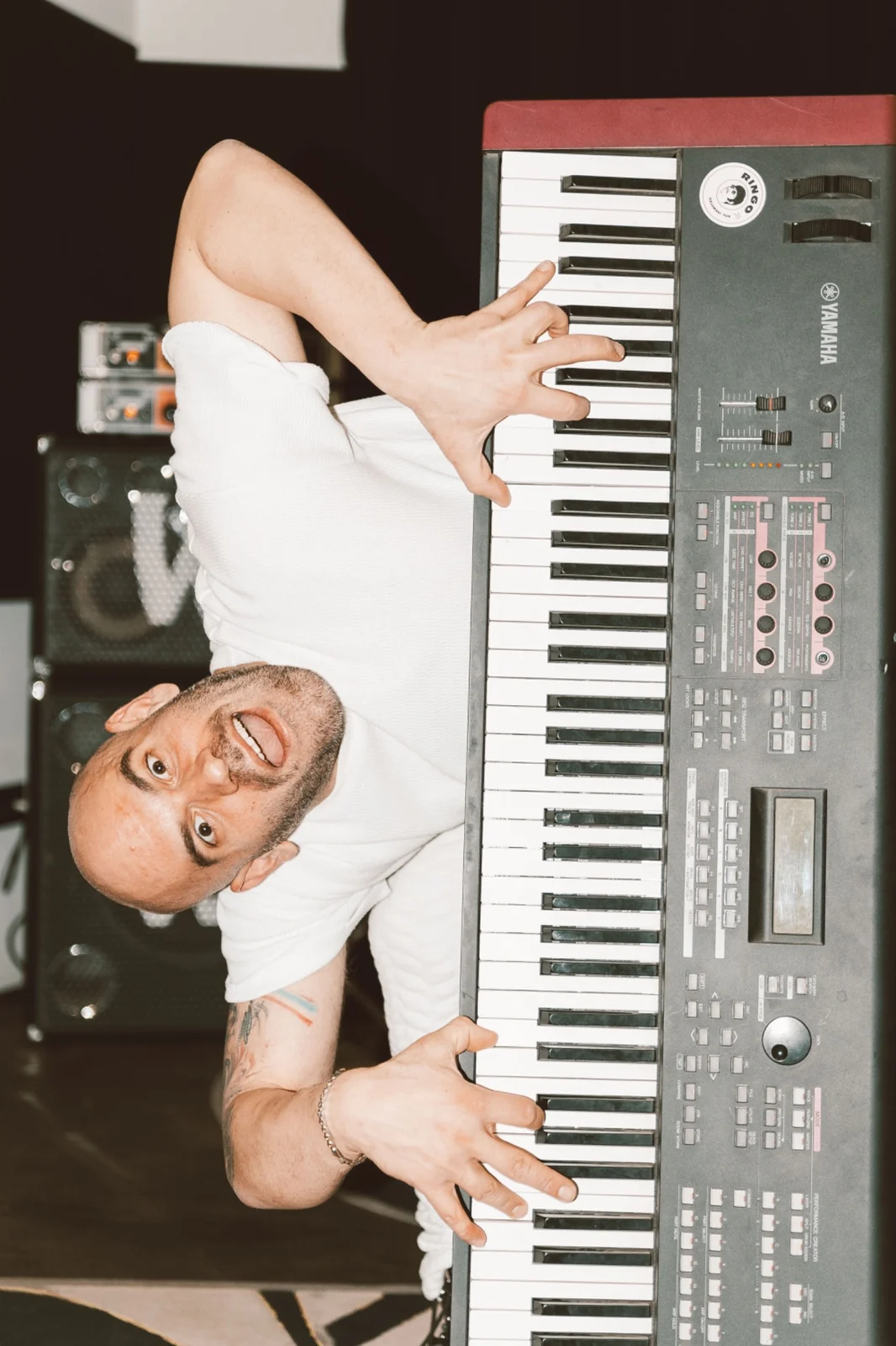 Nikkolas Dashy with keyboard